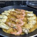 FIDEOS CON  SALSA ROMESCO