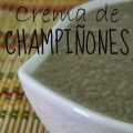 Crema fácil de champiñones (Reto 
