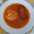 SOPA DE TOMATE CON HUEVO