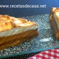Tarta de dulce de leche con merengue