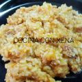Arroz con atún y zanahoria con Thermomix