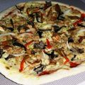 PIZZA CON SETAS DESHIDRATADAS
