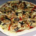 PIZZA CON SETAS DESHIDRATADAS