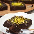 Brownies de chocolate y calabaza, sin azúcar,[...]