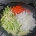 Wok de verduras con fideos de arroz (Luisa)