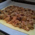 Empanada de hojaldre de champiñones, bacon,[...]
