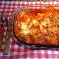 Lasaña con carne