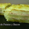 Pastel de patatas y bacon