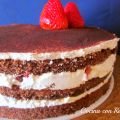 TARTA DE TIRAMISU CON FRESAS DE TEMPORADA