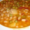Potaje de frigones con guisantes