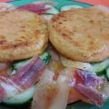 HAMBURGUESAS DE ZANAHORIA Y QUESO CON LASCAS DE[...]