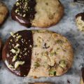 Galletas de pistachos y chocolate