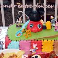 Tarta de Oreo y unas orejas de Mickey.