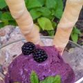 Helado de moras