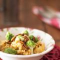 Falso risotto de bulgur con coliflor