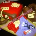 TARTA MALETA DE VIAJE Y MALETÍN DE MÉDICO
