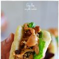 Gua bao con pollo mechado