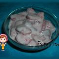 Fresas con queso batido