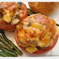 Tomates rellenos de verduras