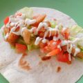 Fajitas con pollo crujiente