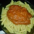 macarrones con crema de calabacin