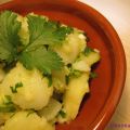 Ensalada de patata y cilantro