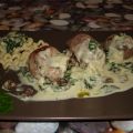 BOMBONES DE TERNERA Y AVELLANAS CON CREMA DE[...]