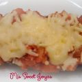 Berenjena rellena de atún
