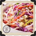 ENSALADA DE COL Y POLLO TRICOLOR