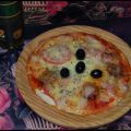 PIZZA DE CHORIZO Y TOMATE