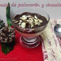 Mousse de polvorón y chocolate
