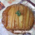 Tatín de piña y crema