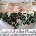 Receta de Calzone de Verdura: espinacas a la[...]