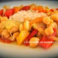 GARBANZOS CON VERDURAS AL CURRY
