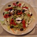 ENSALADA DE QUESO DE CABRA Y PIMIENTOS ASADOS
