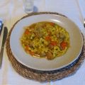 GUISO DE CINTA DE LOMO CON PASTA PRIMAVERA