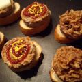 Mini hamburguesas sabor barbacoa