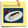 Helado de chocolate blanco