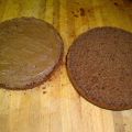 Tarta de chocolate con fondant de frambuesa