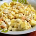 Ensalada de cangrejo y piña