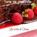 Tarta de chocolate y vino tinto
