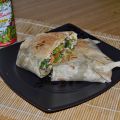 Wraps de ensalada con cream bacon