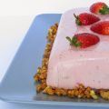 Pannacotta de fresas.
