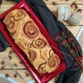 Pan de canela. Cinnamon swirl bread.