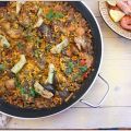 ARROZ CON CONEJO Y VERDURAS