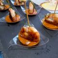 Gambones marinados sobre salsa peponatta de[...]