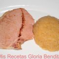 CHULETA DE SAJONIA CON SALSA DE MANZANA