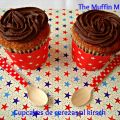 Cupcakes de cerezas al kirsch