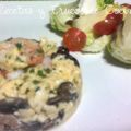 Revuelto de setas con gambas