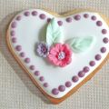 Galletas de Rosa con Fondant